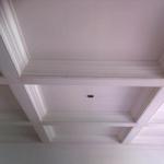 Custom installed Hand trim on the ceiling of a recently built home.